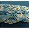 dentelle de calais rose saumoné 5 cm