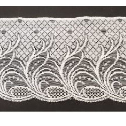 dentelle de calais ivoire 9 cm