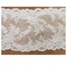 dentelle de calais noire lurex or 5 cm