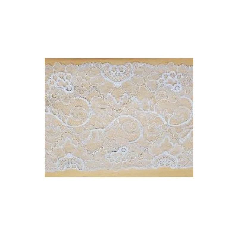 dentelle de calais leavers light taupe  6.5 cm