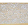dentelle de calais leavers light taupe  6.5 cm