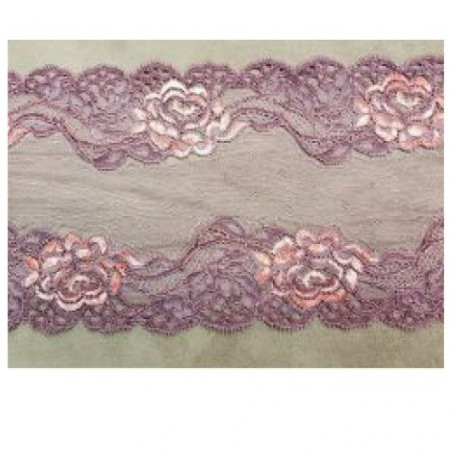 dentelle de calais noire 22 cm
