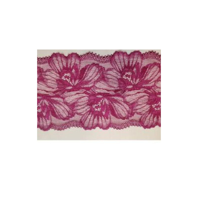 dentelle de calais leavers bordeaux 16 cm