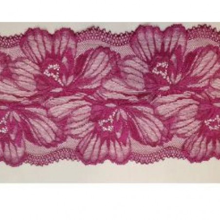 dentelle de calais leavers bordeaux 16 cm