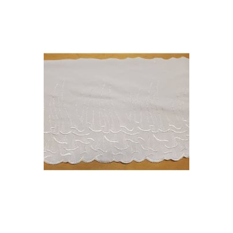 dentelle de calais blanche 19 cm