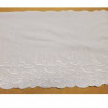 dentelle de calais blanche 19 cm