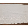 dentelle de calais blanche 19 cm