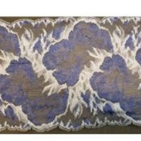 dentelle de calais blanche 19 cm