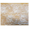 dentelle / broderie de calais noire 19 cm
