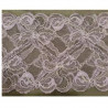 dentelle de calais jacquard parme 16 cm