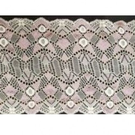 dentelle de calais leavers kaki clair  17 cm