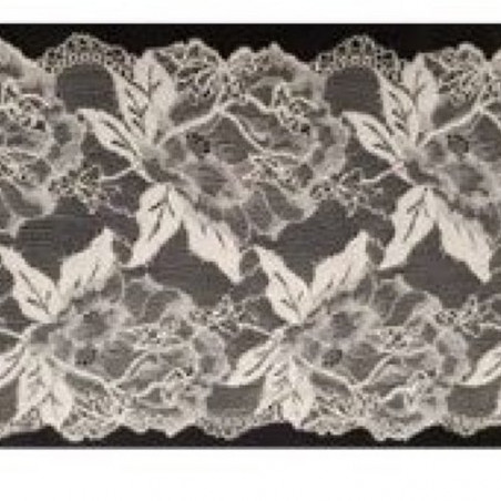 Dentelle De Calais Leavers Preforme /Ivoire 20 cm