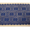 dentelle de calais leavers bleu marine 18 cm