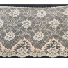 dentelle de calais leavers gris bleuté 25 cm