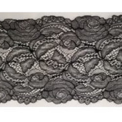 dentelle de calais noire 18 cm