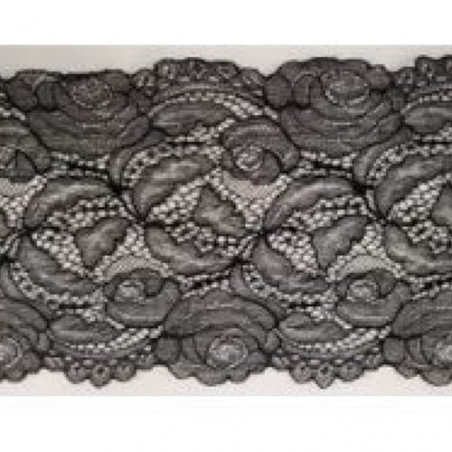 dentelle de calais noire 18 cm