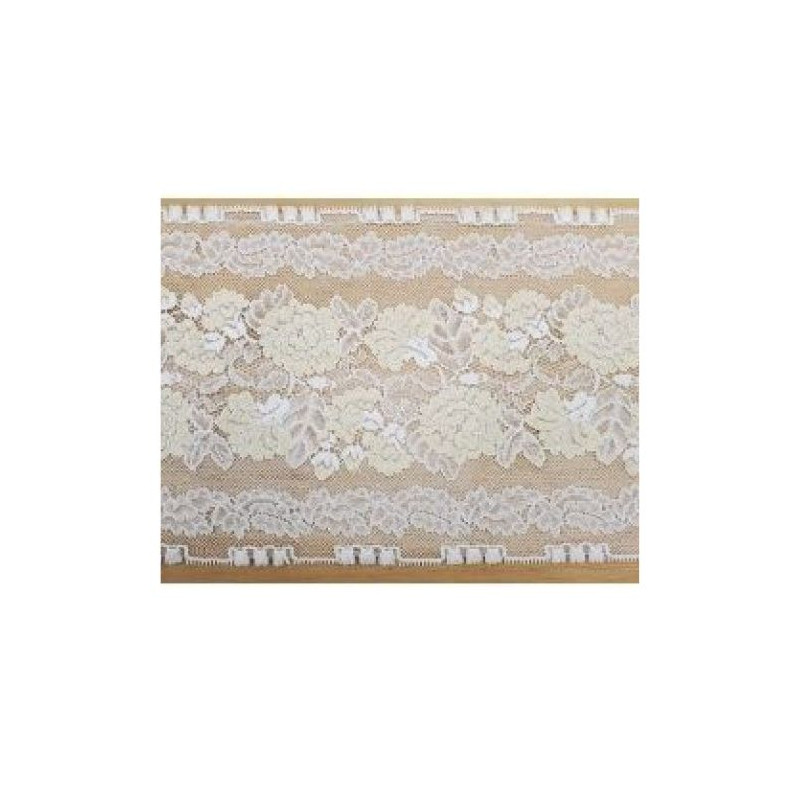 dentelle de calais jacquard bleu vif tronic 17 cm
