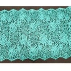 dentelle de calais textronik noir & peche blossom 17 cm