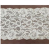 dentelle de calais textronik noir & peche blossom 17 cm