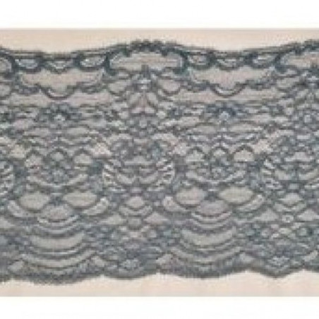 dentelle de calais verde /vert bouteille 20 cm