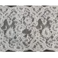 dentelle de calais verde /vert bouteille 20 cm