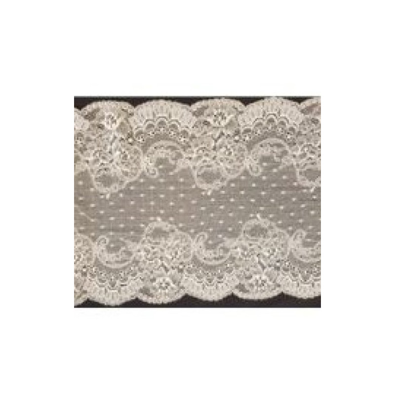 dentelle de calais cacahuete daim 19 cm