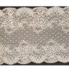 dentelle de calais cacahuete daim 19 cm