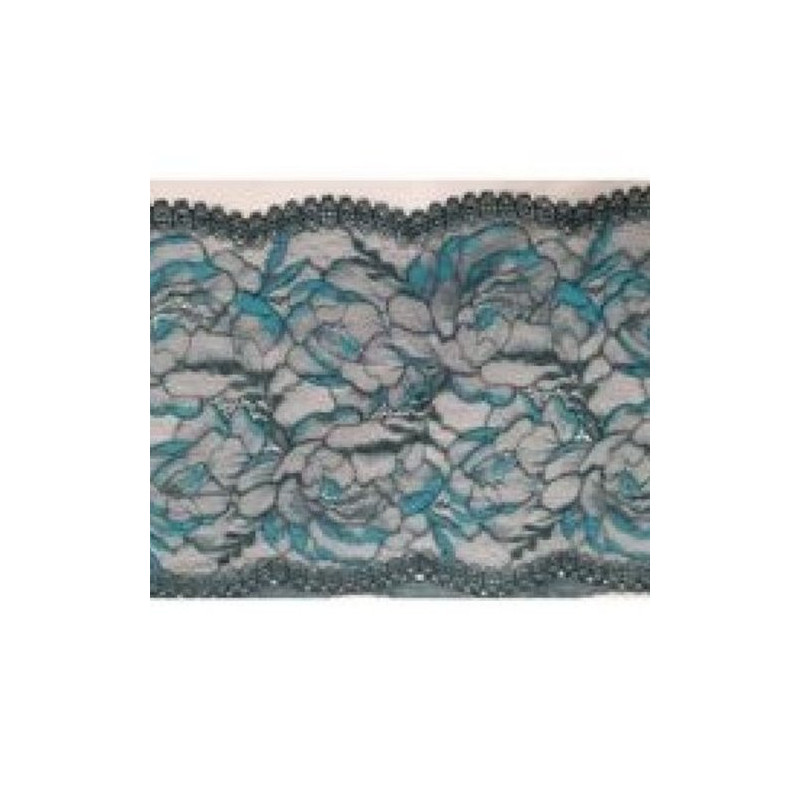 dentelle de calais coloris hematite 24 cm