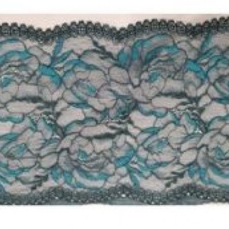 dentelle de calais coloris hematite 24 cm