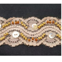 Dentelle stretch perle en...