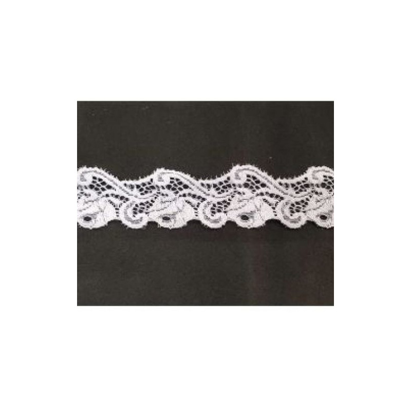 dentelle de calais naturel plumetis 24 cm