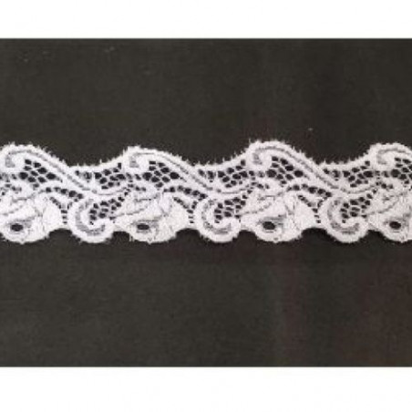 dentelle de calais naturel plumetis 24 cm