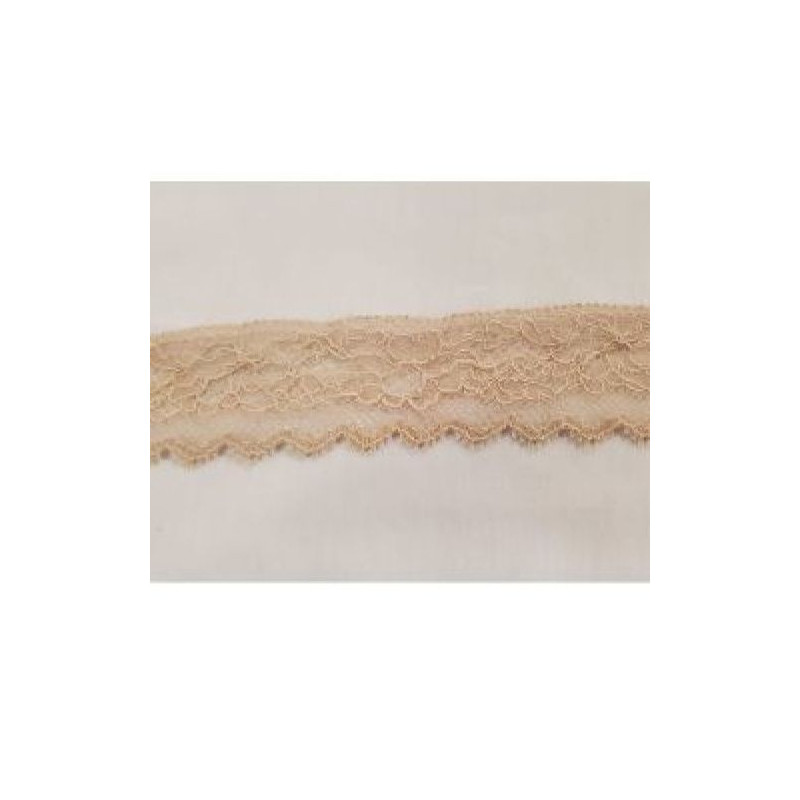 dentelle de calais noire black myla 22 cm