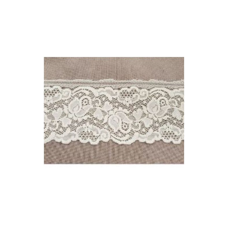 dentelle de calais vert turquoise 21 cm