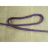 cordon polyester & coton- 6mm- violet