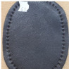 Ruban Brodé Gris Anthracide Velours Et Acrylique 45 mm