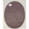 DENTELLE FANTAISIE sur fond marron 1.5 cm