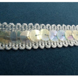 Ruban Pailleté Bleu Ciel 20 mm