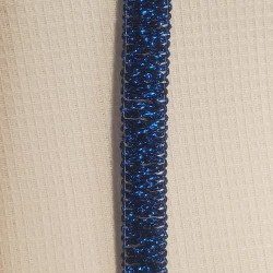 Ruban Lurex Bleu 10 mm