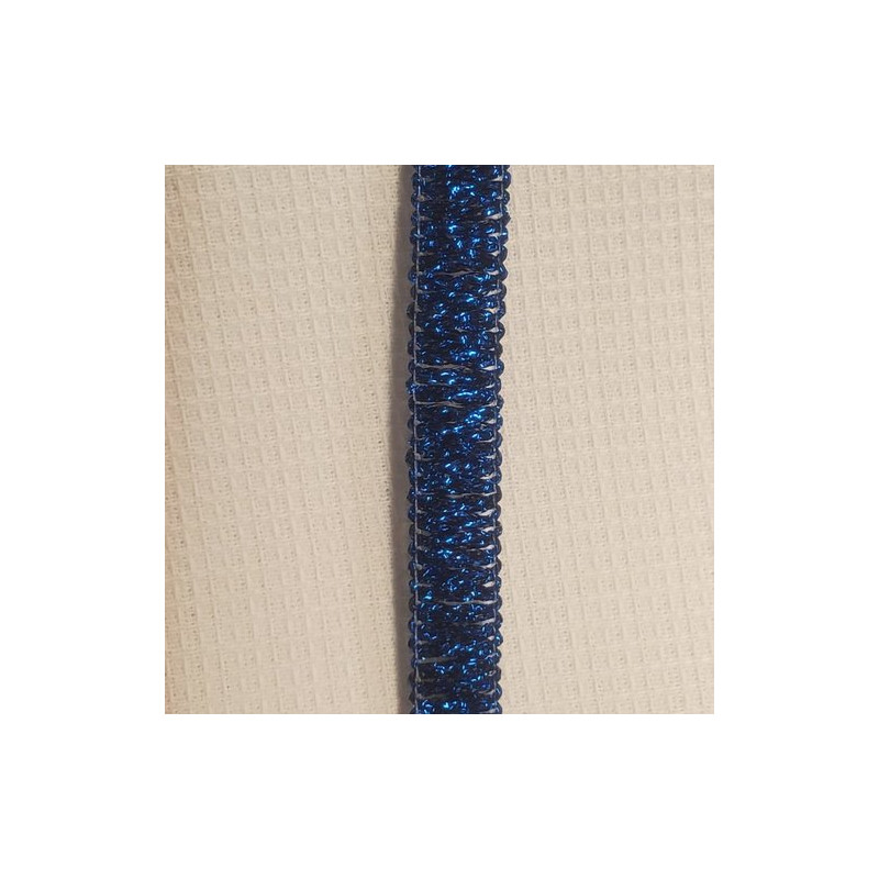 Ruban Lurex Bleu,10 mm