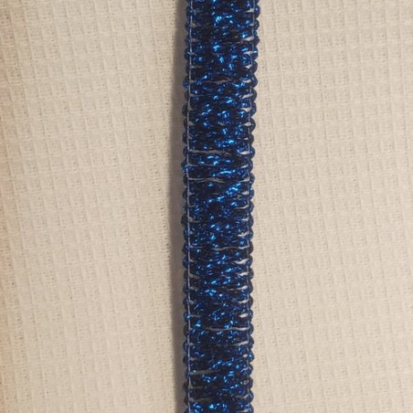 Ruban Lurex Bleu 10 mm
