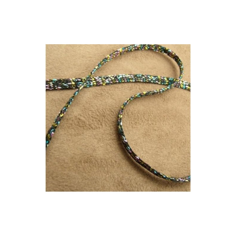 déstockage de Ruban Fantaisie Multicolore 6 mm