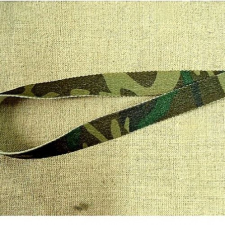 Ruban Elastique Motif Camouflage Militaire 15 mm