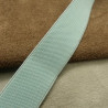 RUBAN ELASTIQUE  POLYESTER &LATEX BLEU TURQUOISE 17 mm