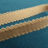 ruban élastique dentellé chair 10 mm