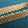 ruban élastique dentellé chair,10 mm