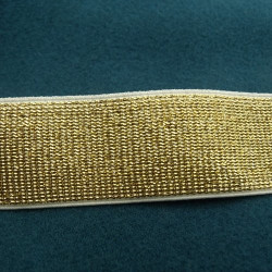ruban élastique doré 30 mm