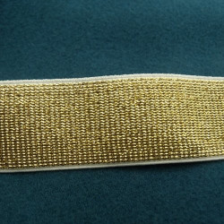 ruban élastique doré,30 mm