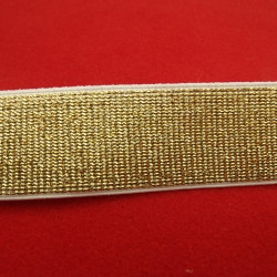 ruban élastique doré,30 mm