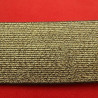 RUBAN ELASTIQUE doré mat 50 mm